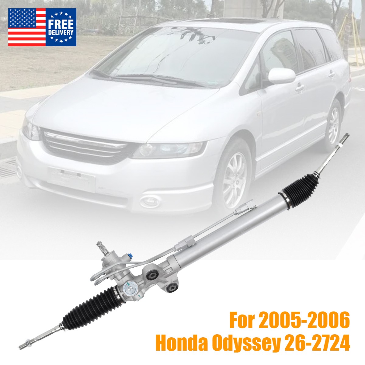 For 05-06 Odyssey Power Steering Rack 53601SHJA02 Aluminum No Leak IATF16949