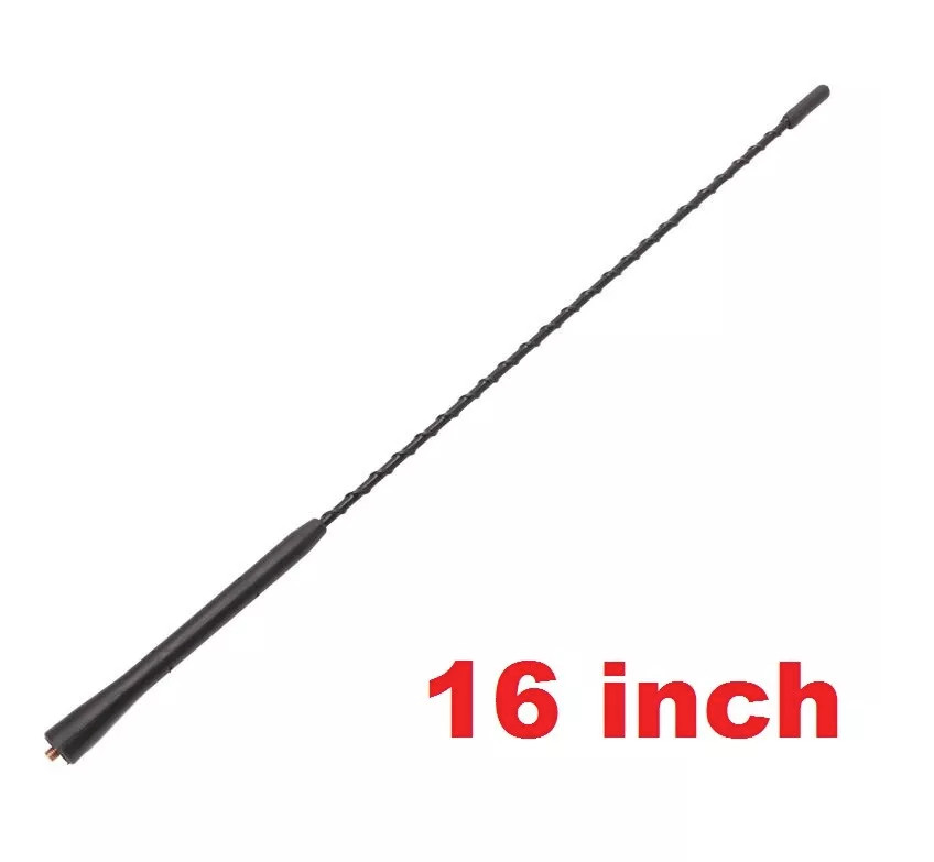 16″ inch Antenna Black Rubber Mast Power Rod Radio AM/FM for Mazda 626 1993-1999