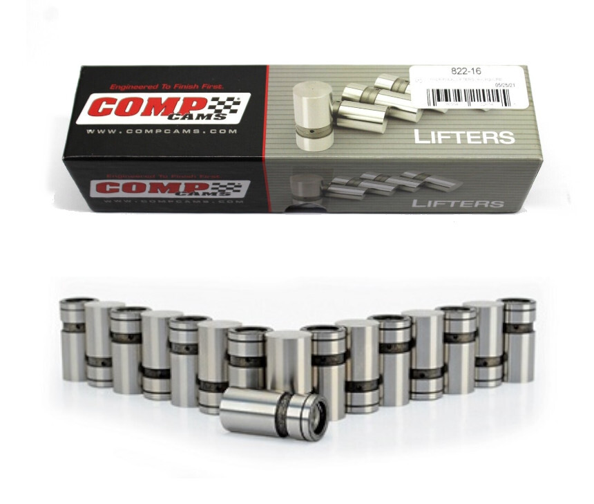 Comp Cams 822-16 High Energy Hydraulic Flat Lifter Set For Chrysler 273-360