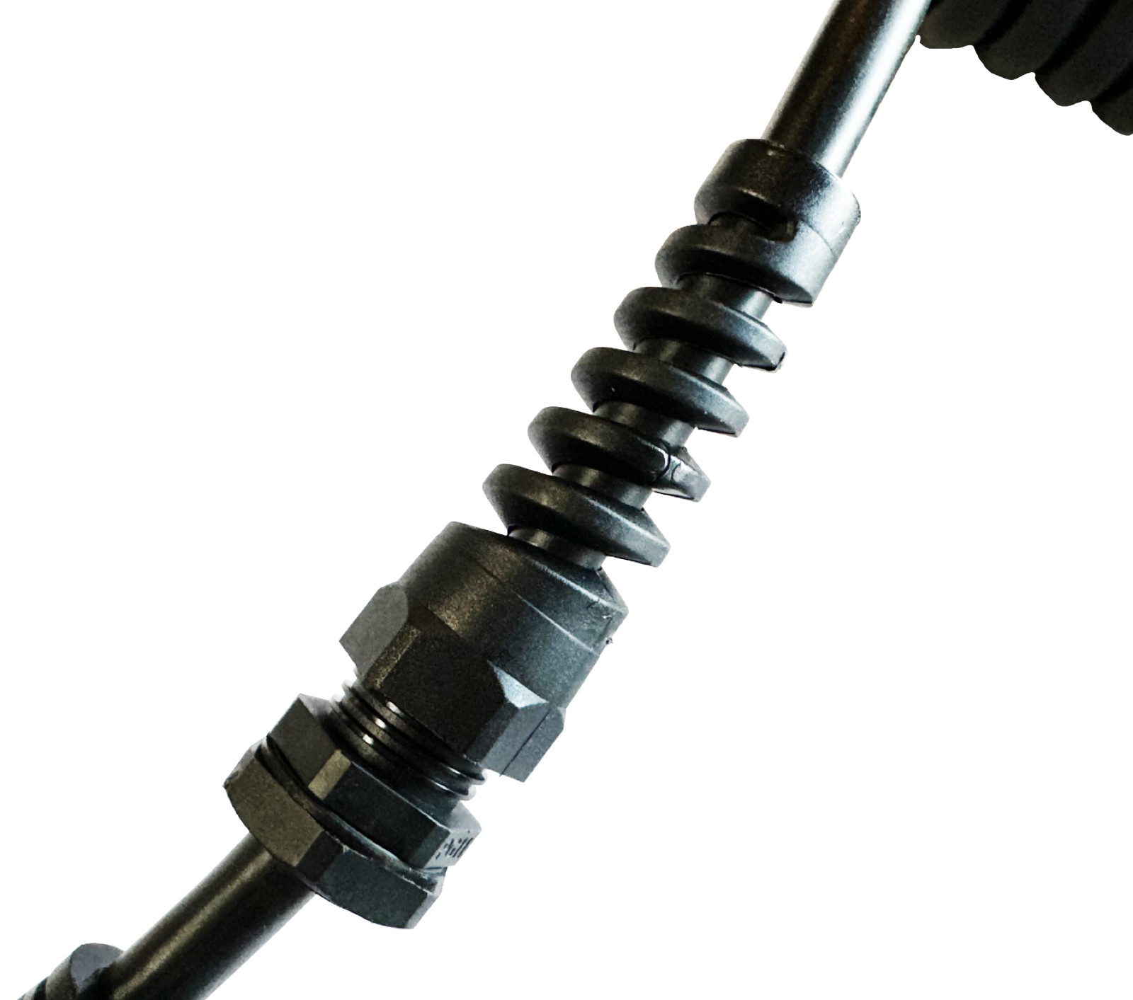 7 Way Round to 5 Way Flat Coiled Trailer Adapter w/ Trailer Clip (6′) UV Coating