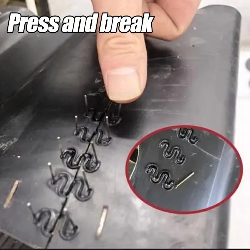 Hot Stapler Staples For Car Bumper Fender Repair Kit Plastic Welder Gun 100 Pcs