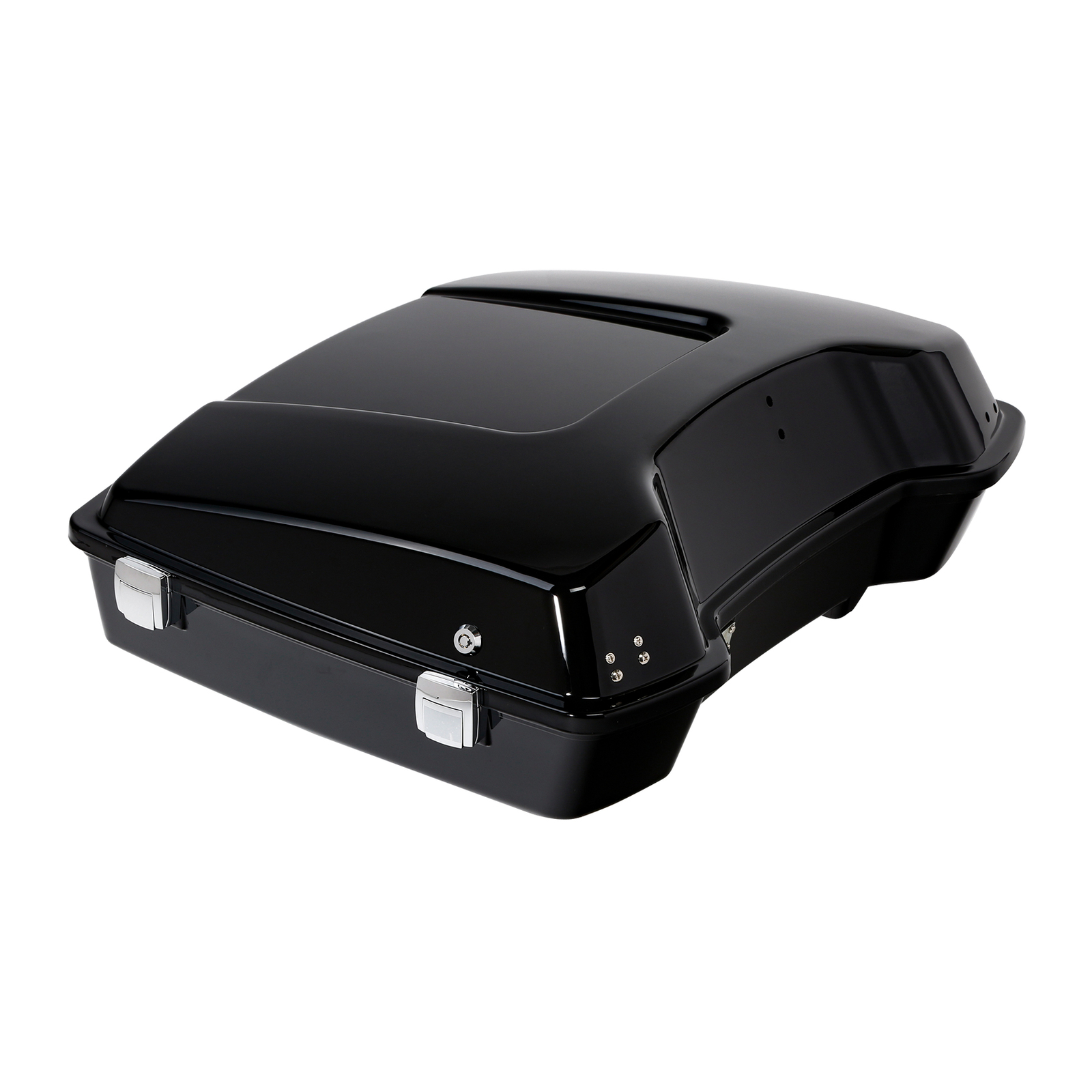 Razor Trunk W/ Two Up Mount Rack Fit For Harley Touring Road Glide 2009-2013