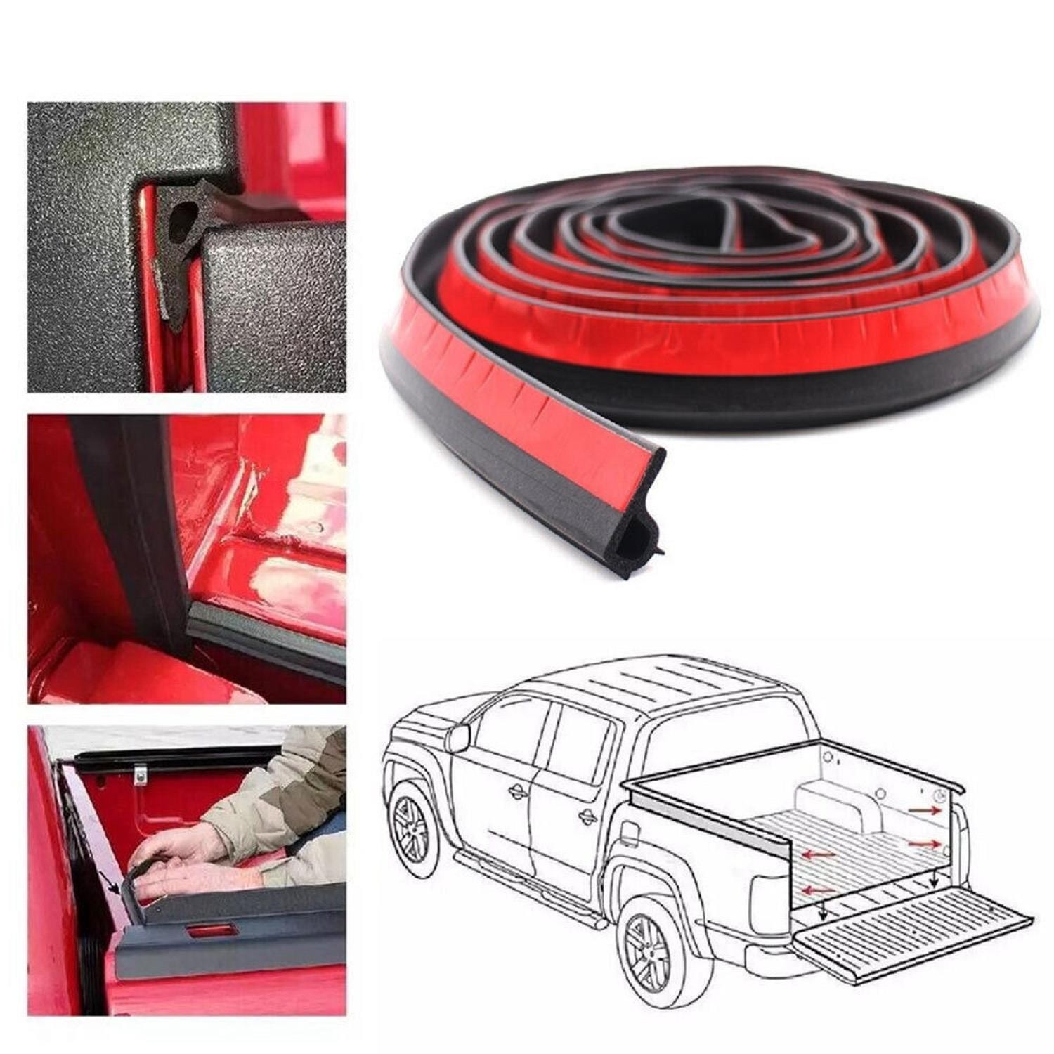 PVC Universal Weather Pickup Truck Rubber Tailgate Seal Strip Trim