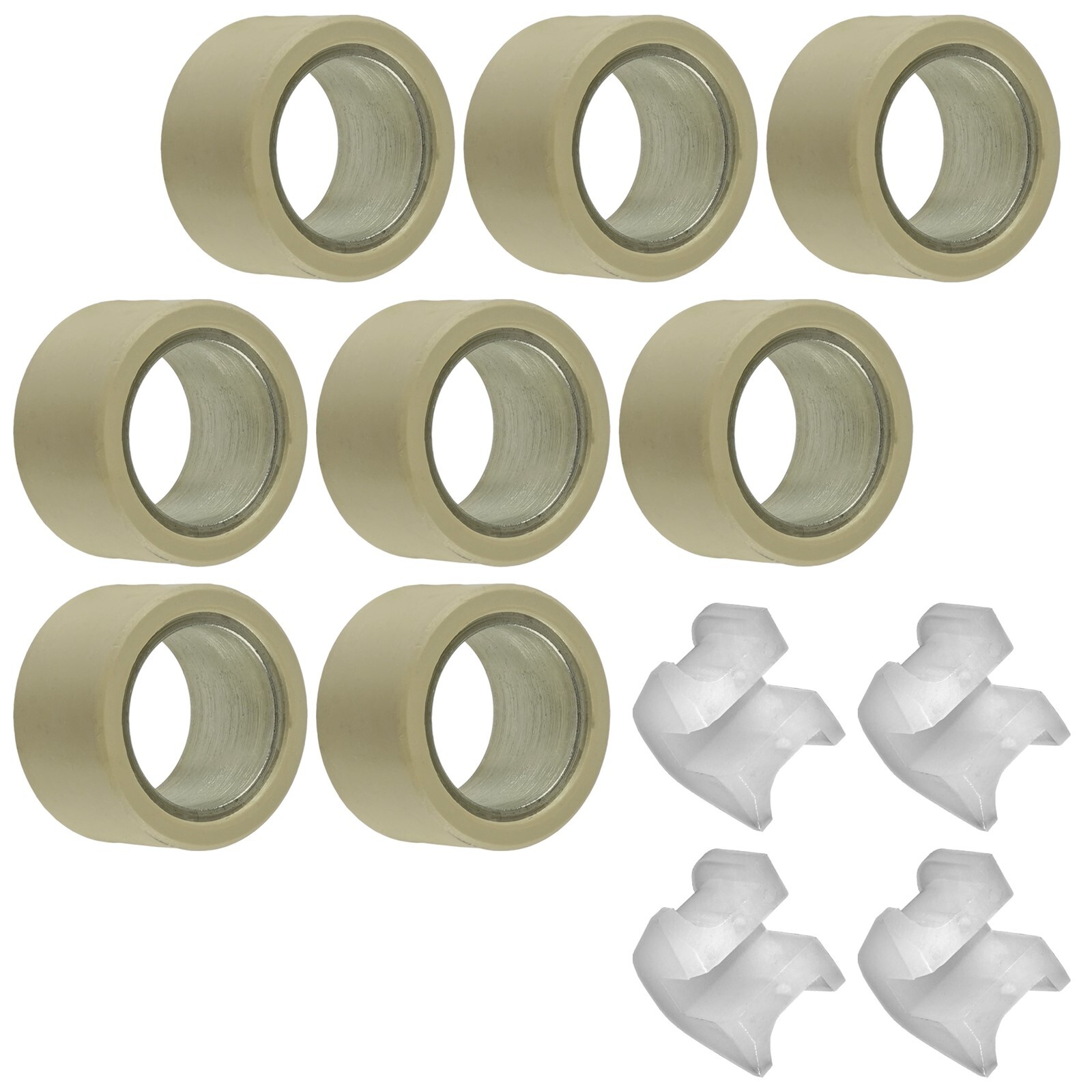 8x Clutch Roller Weights with Sliders for Suzuki Quadmaster 500 4×4 2000-2001