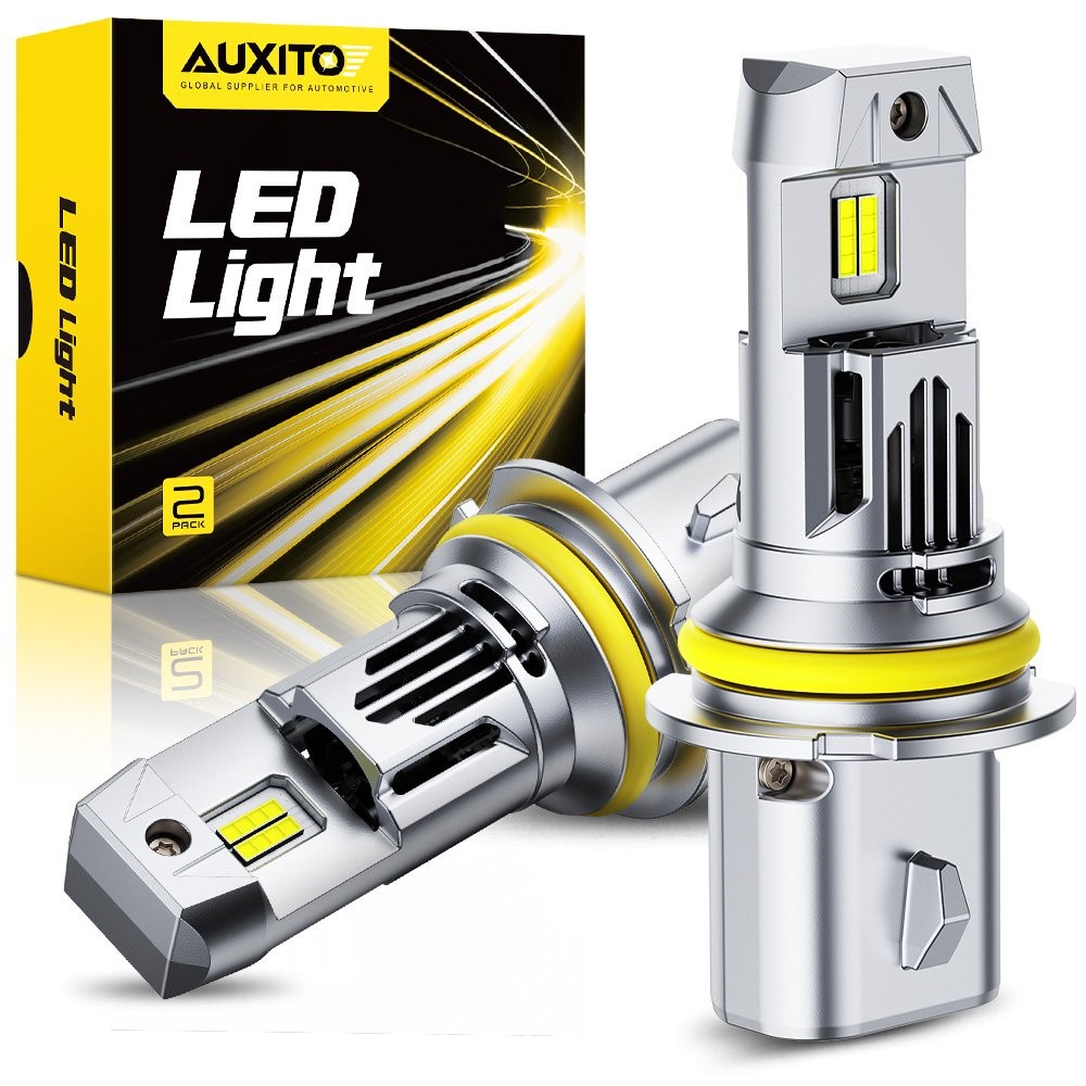 9007/HB5 LED Headlight Bulbs Kit 6500K White High Low Beam Light Super Bright A+