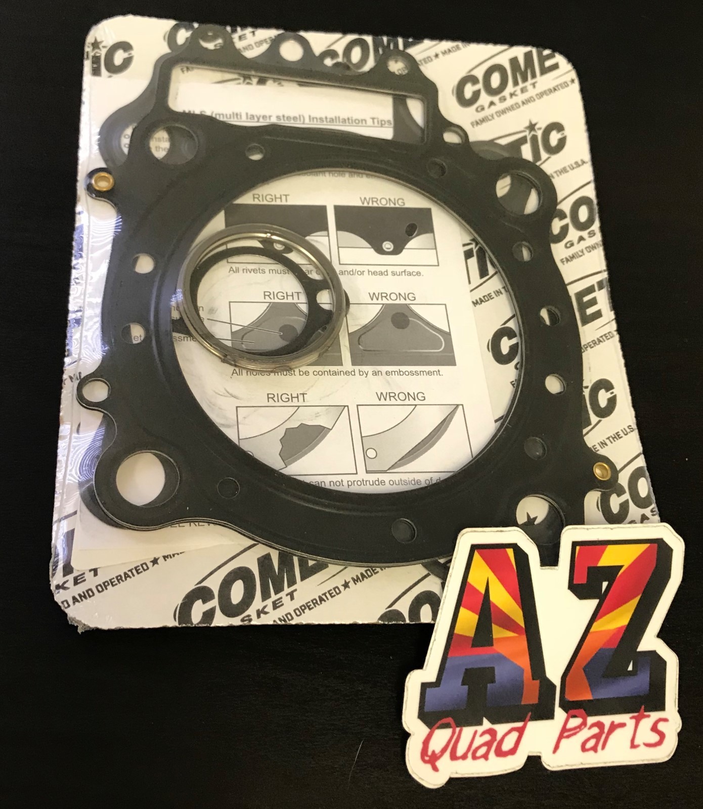02-08 Honda CRF450R CRF 450R 96mm Stock Bore Cometic Top End Gasket Kit C3047