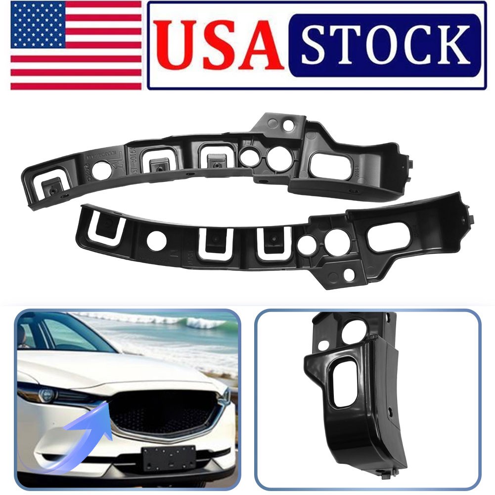 Front Bumper Bracket Set For 2022-2024 Mazda CX-5 Driver & Passenger Side 2pcs