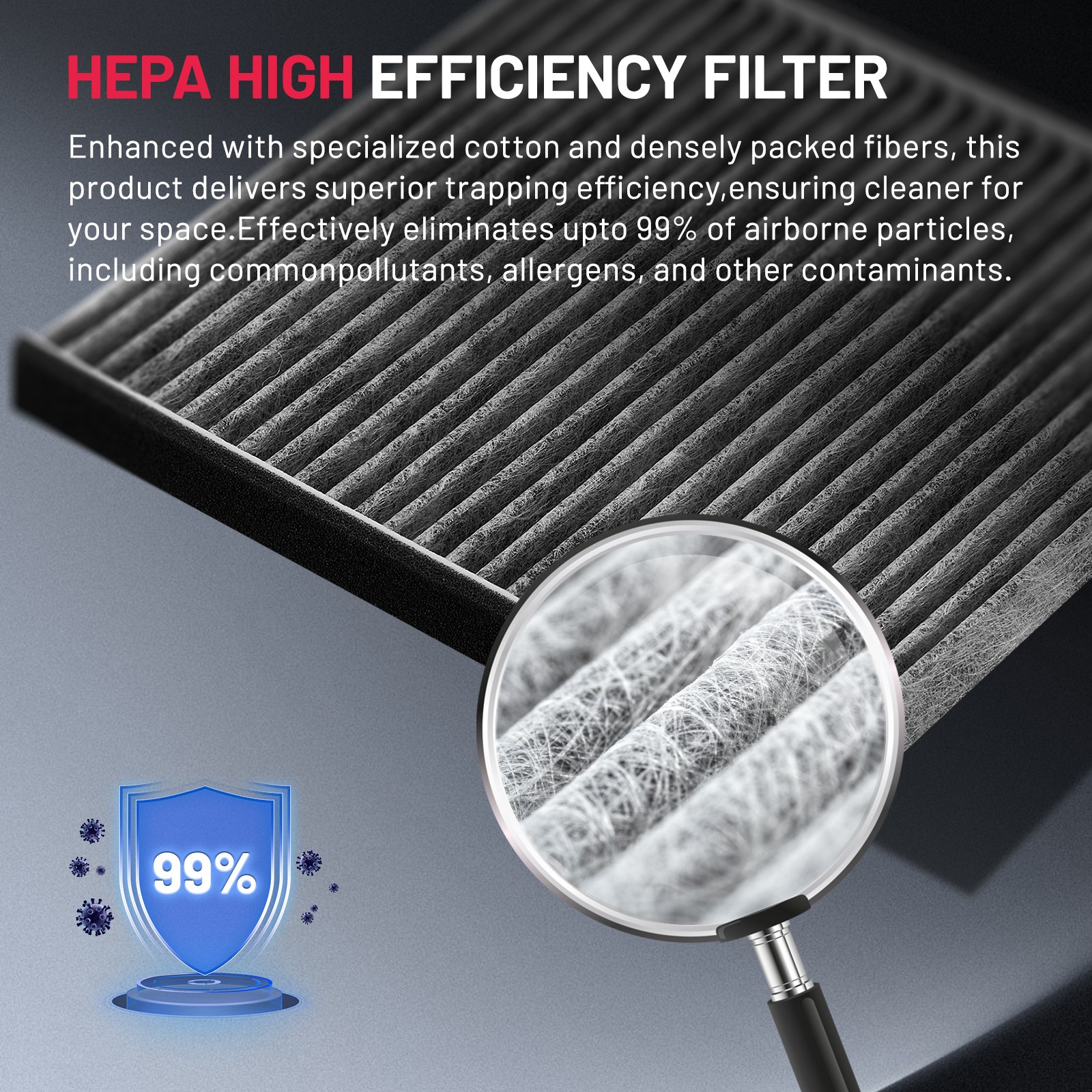 Activated Carbon Cabin Air Filter Fits Vehicle 2000-2004 Toyota Avalon 3.0L