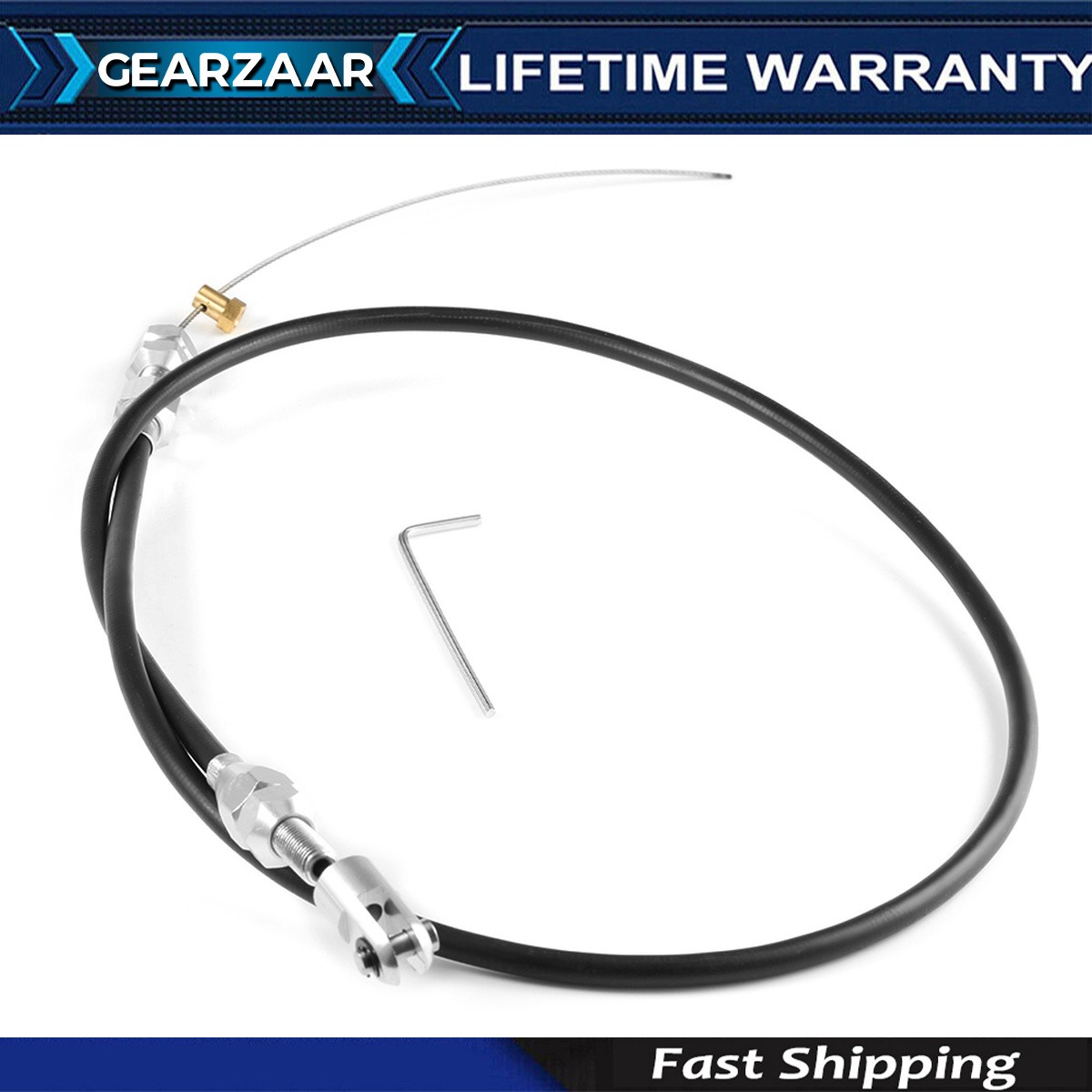 Black LS1 Throttle Cable Kit 36″ For Chevrolet 1997-2007 Street Performance