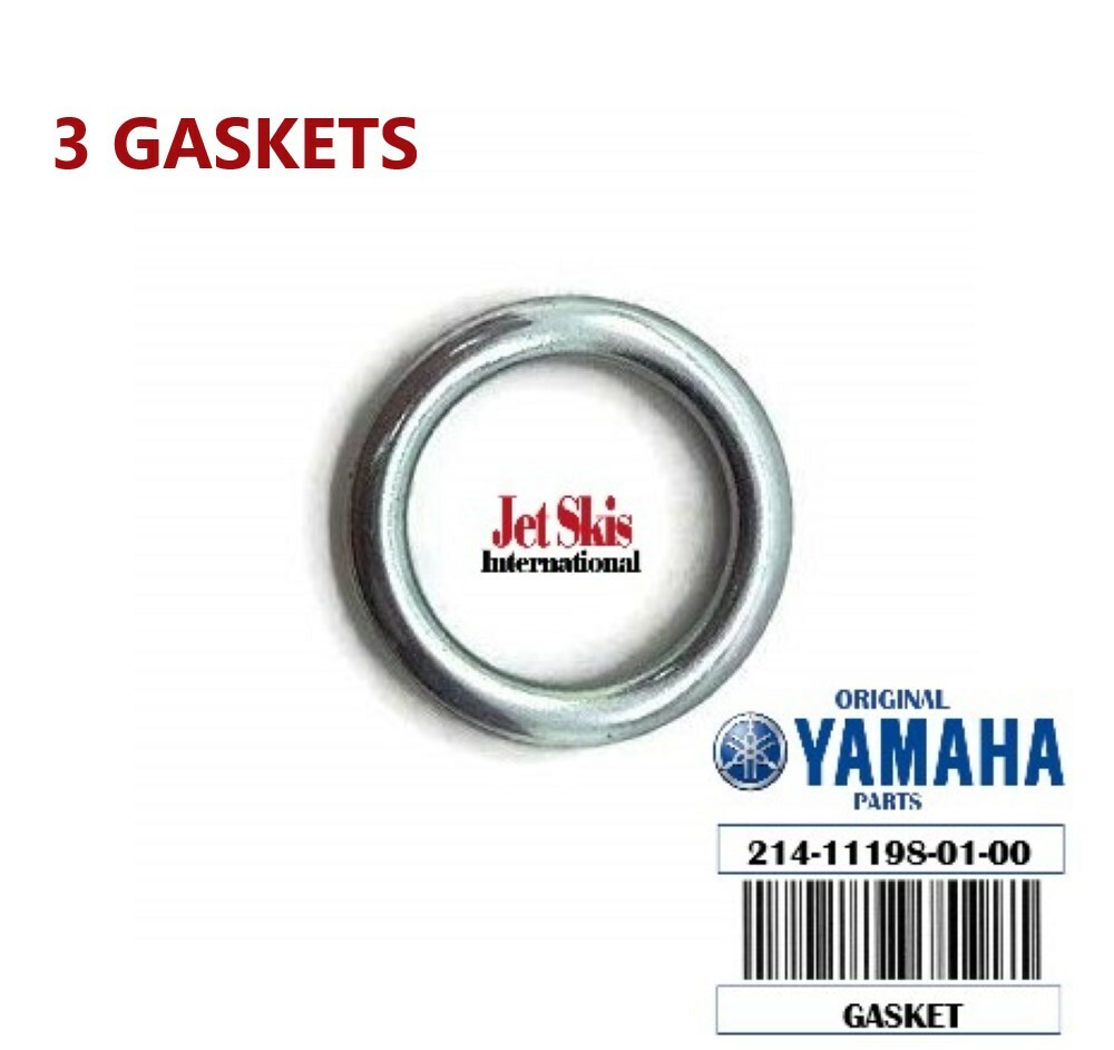 3 pieces Yamaha genuine OEM 214-11198-01-00 gaskets