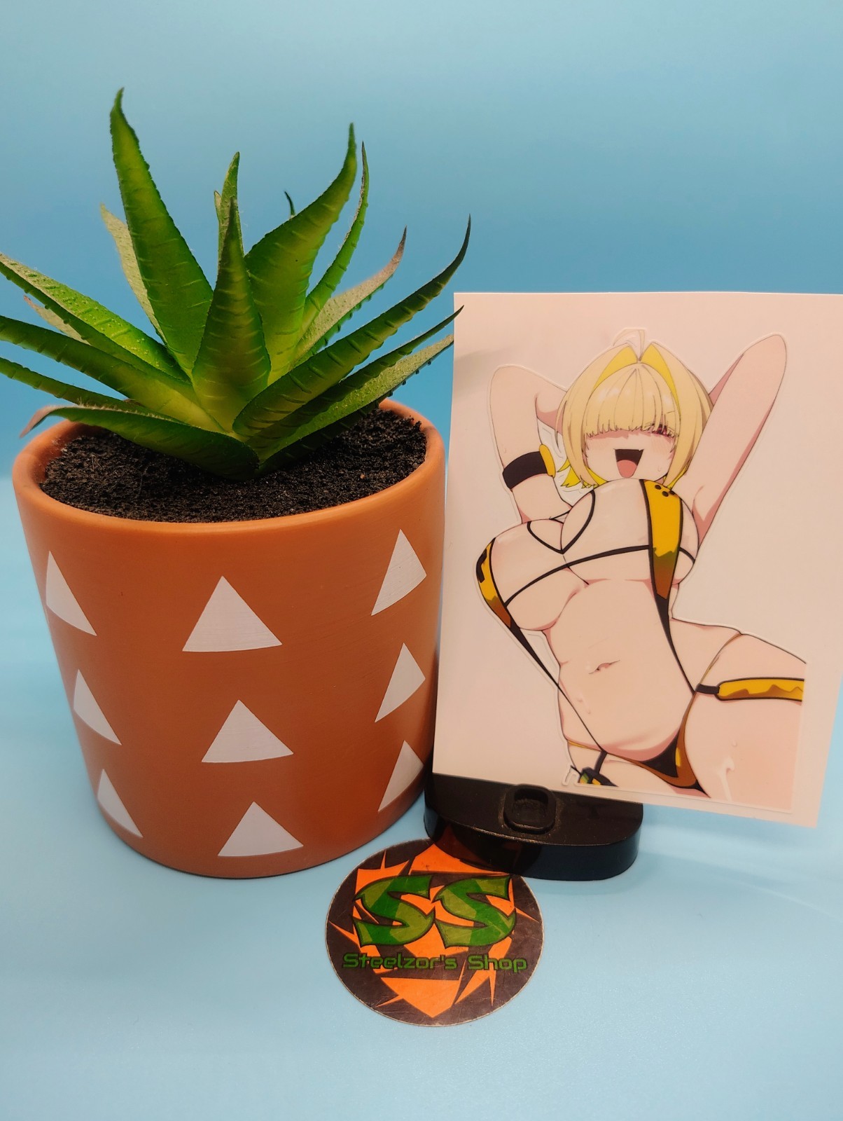 (4.5 Inches) Nikke – Elegg (Bikini #4) – Water-Resistant Vinyl Sticker