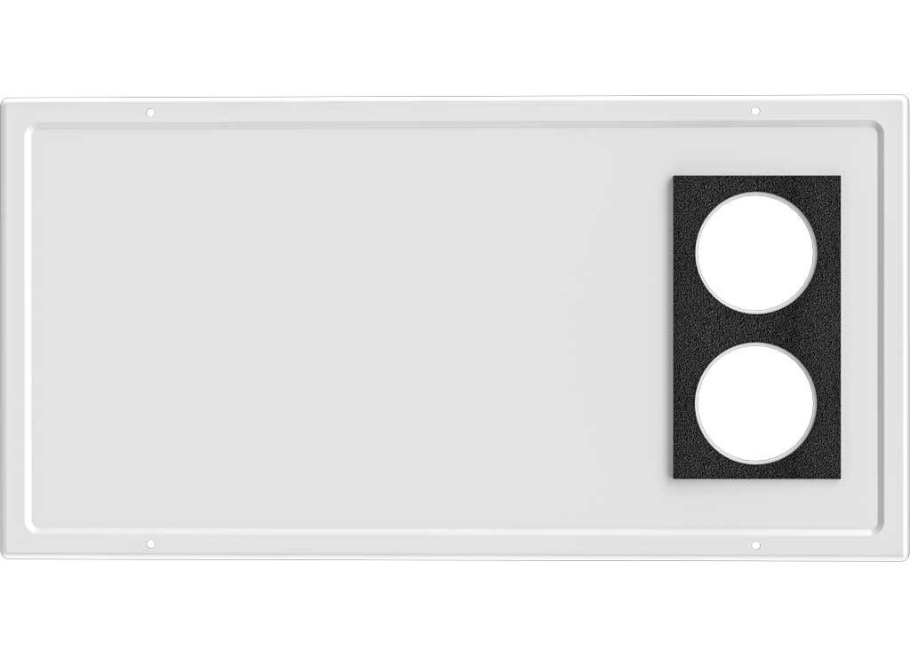 Fogatti White RV Furnace Door Panel Cover | For RF035A0N Fogatti