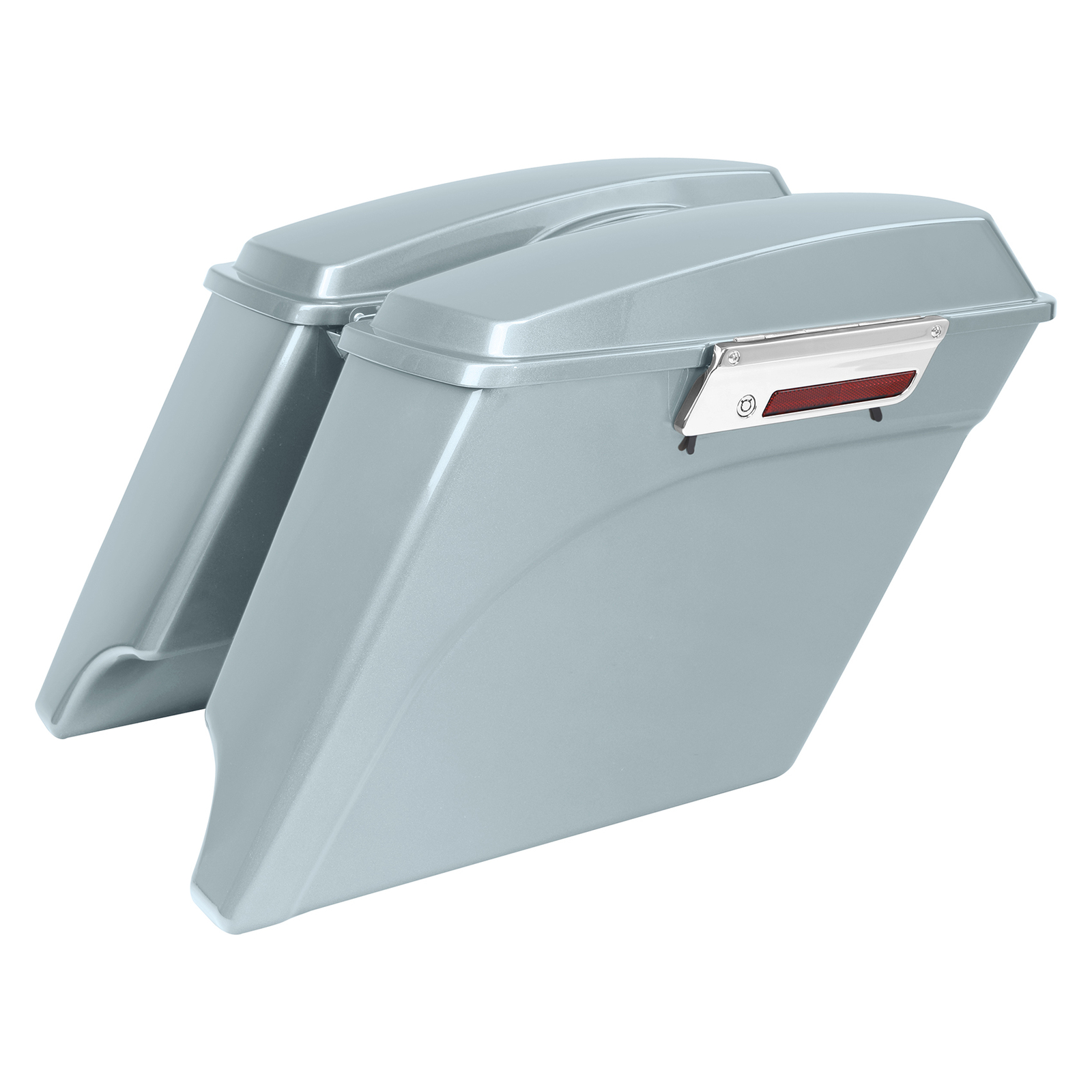 5″ Stretched Hard Saddlebags Fit For Harley Electra Street Road Glide 1993-2013