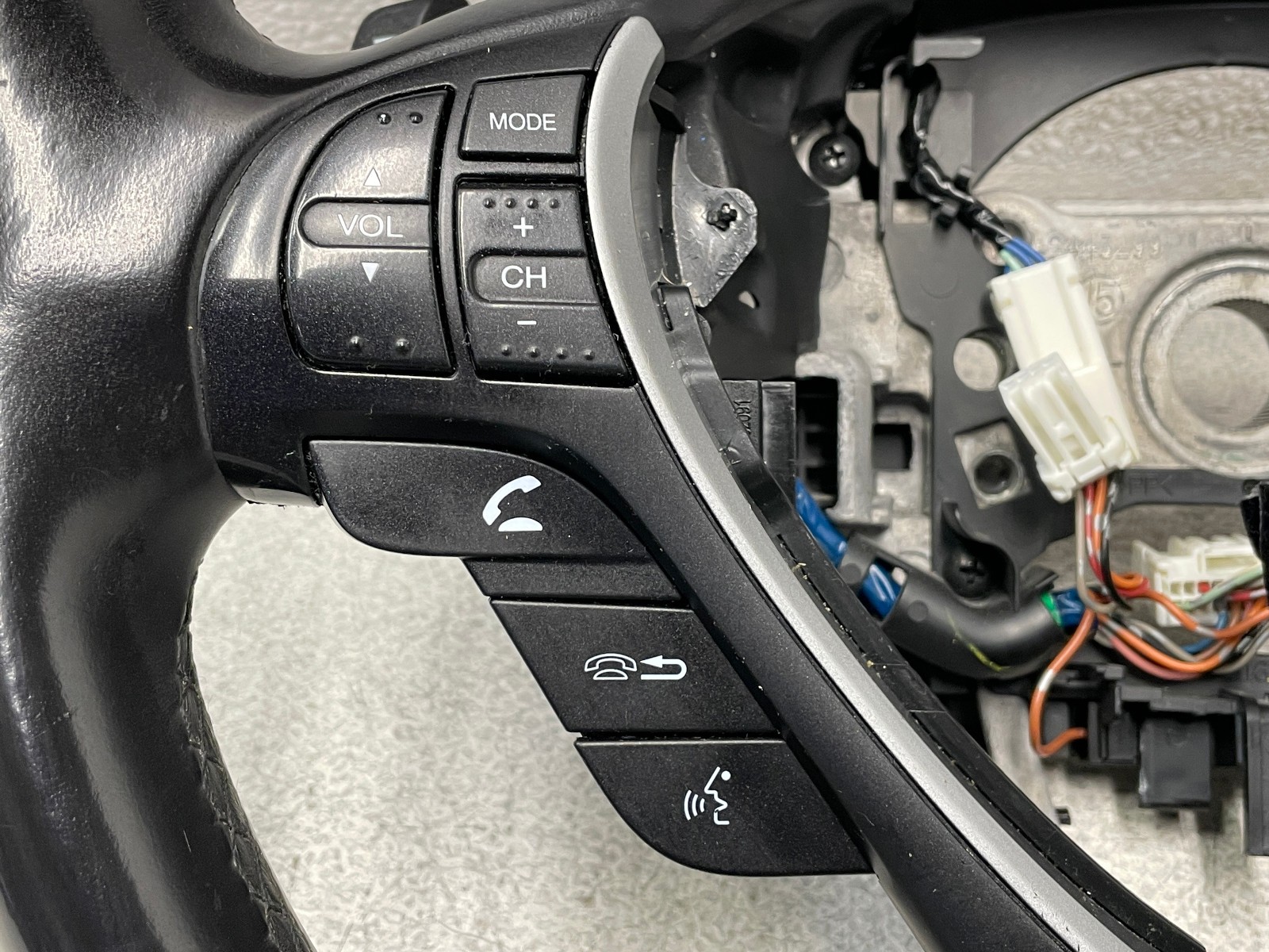 16 17 18 Acura RDX Steering Wheel Assembly W/Switches Shifters Black 1644 OEM