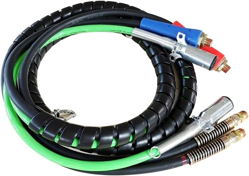Industrial 3-in-1 Air Brake System: 12 Ft Corrosion-Resistant ABS Lines & 7-Way