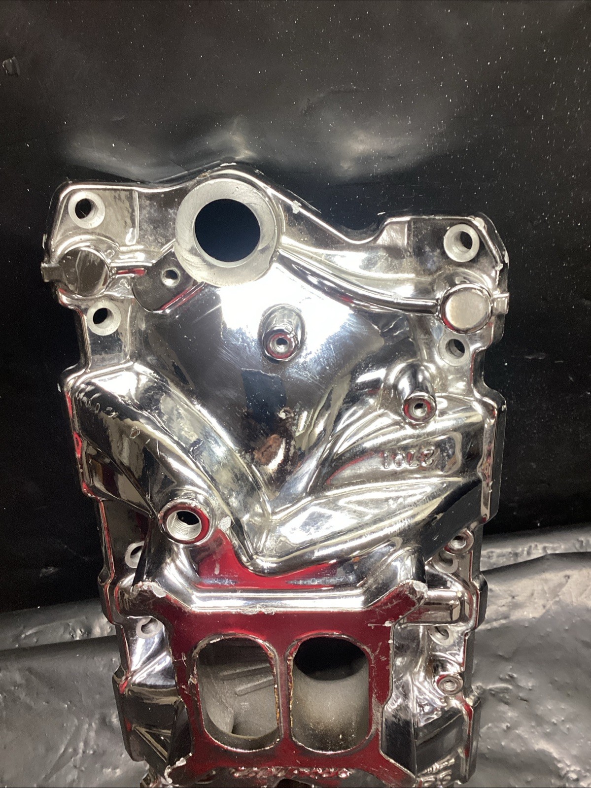 Edelbrock 2701-CP Performer EPS Intake Manifold for 1955-86 SBC W/ Chrome Plasma