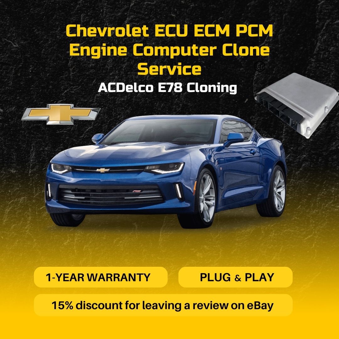 Chevrolet ECU ECM PCM Engine Computer Clone Service ACDelco E78 Cloning