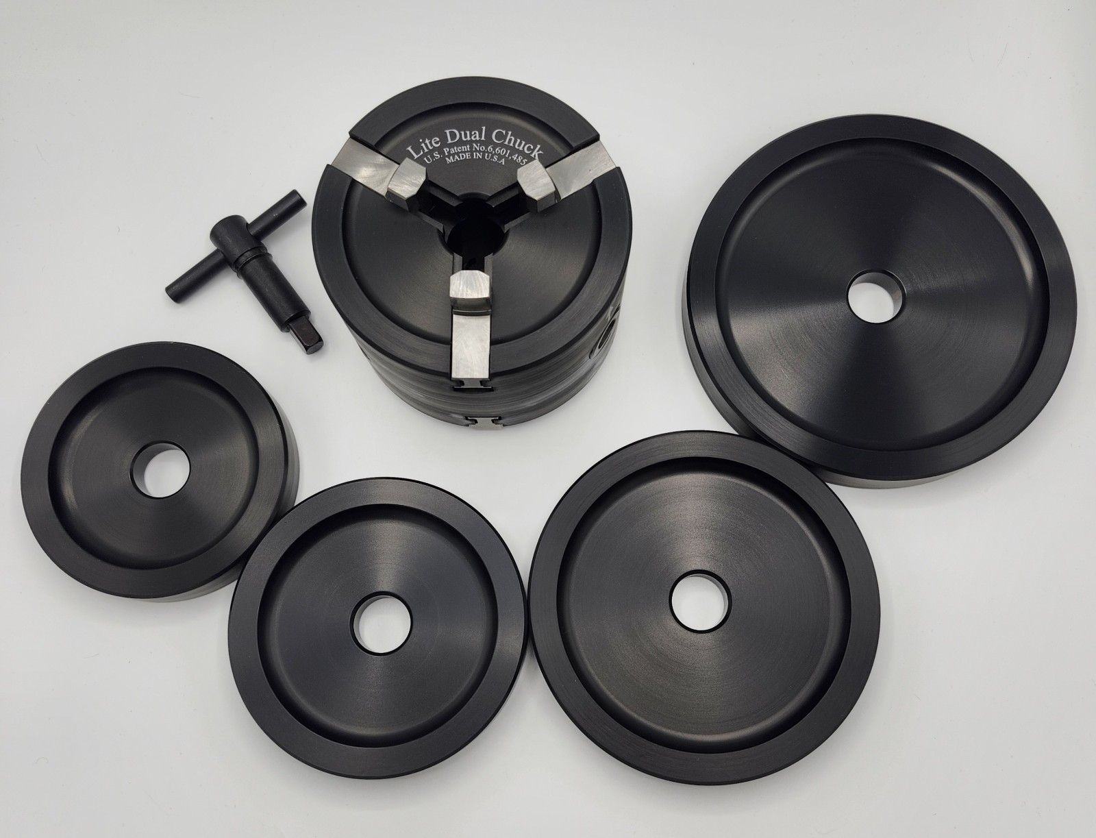 Brake Lathe Quick Chuck Adapter Lite Dual Chuck Adapter Kit for Mounting Rotors