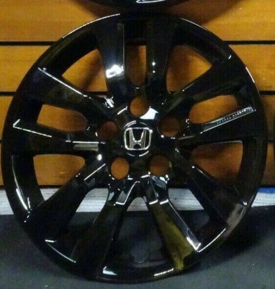 (1) 16″ Black Hubcaps 2006 2007 2008 2009 2011 FITS Honda Civic