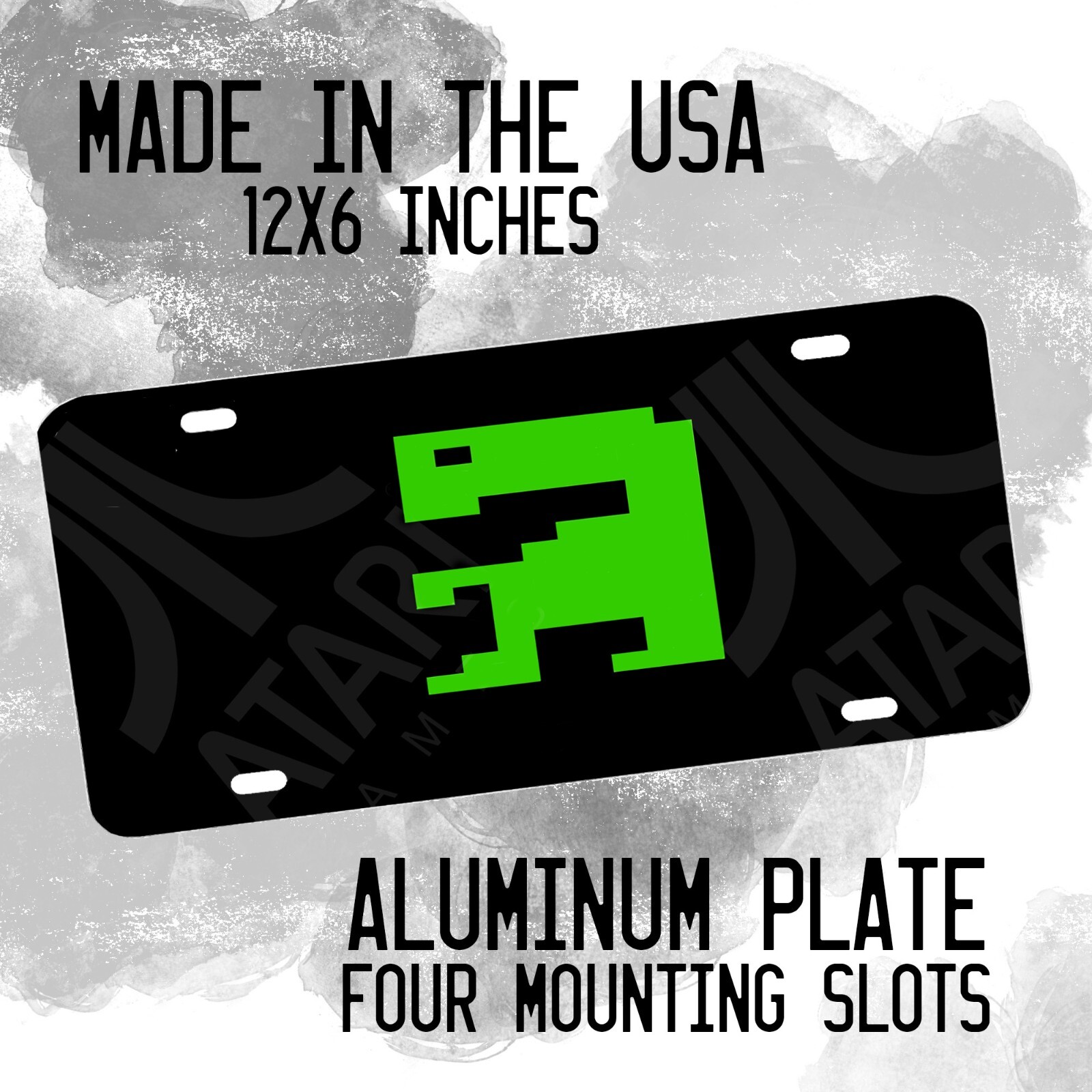 1982 Atari ET Video Game ET Design Aluminum License Plate