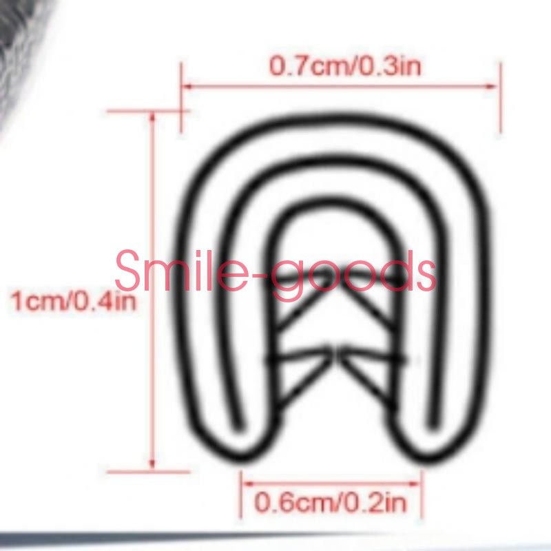 10Ft Car Door Edge Guard Moulding Trim Black Protector Strip Rubber Metal Seal