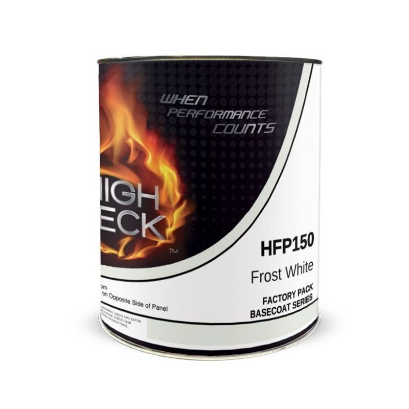 High Teck HFP150 GM WA8624 Frost White Urethane Basecoat QUART 1:1 Mix Ratio
