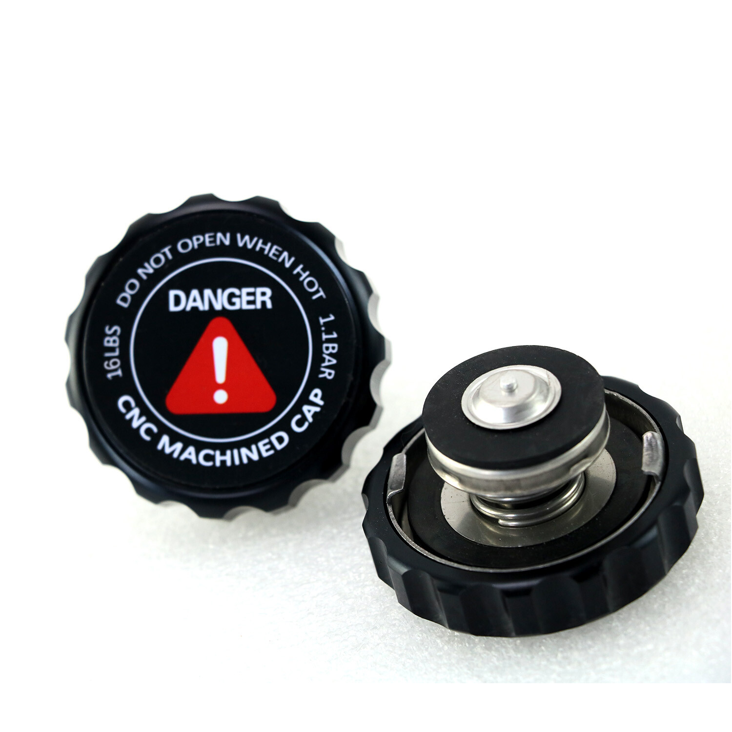 Universal Aluminium Billet Radiator Cap CNC Precision Machined 1.1 bar