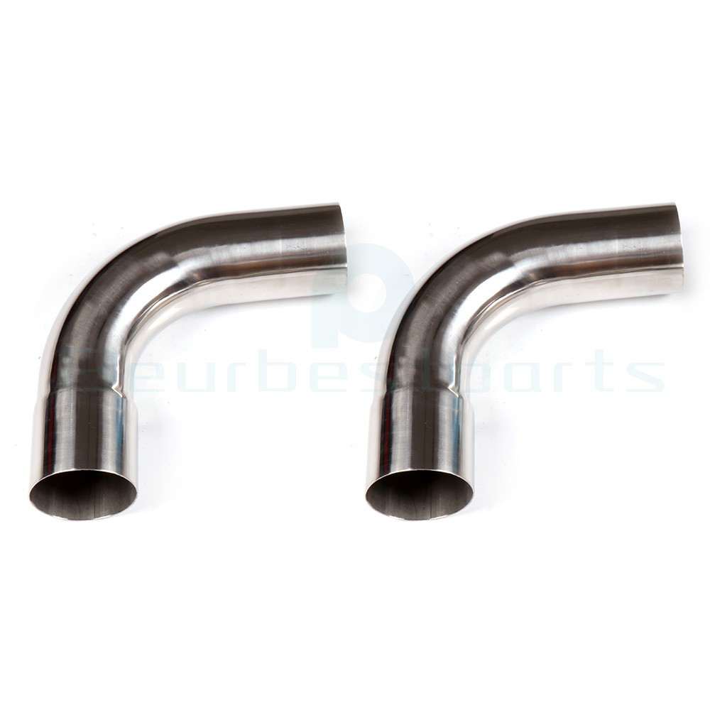 3″ 76mm Stainless Steel T304 DIY Custom Mandrel Exhaust Pipe Straight & Bend Kit