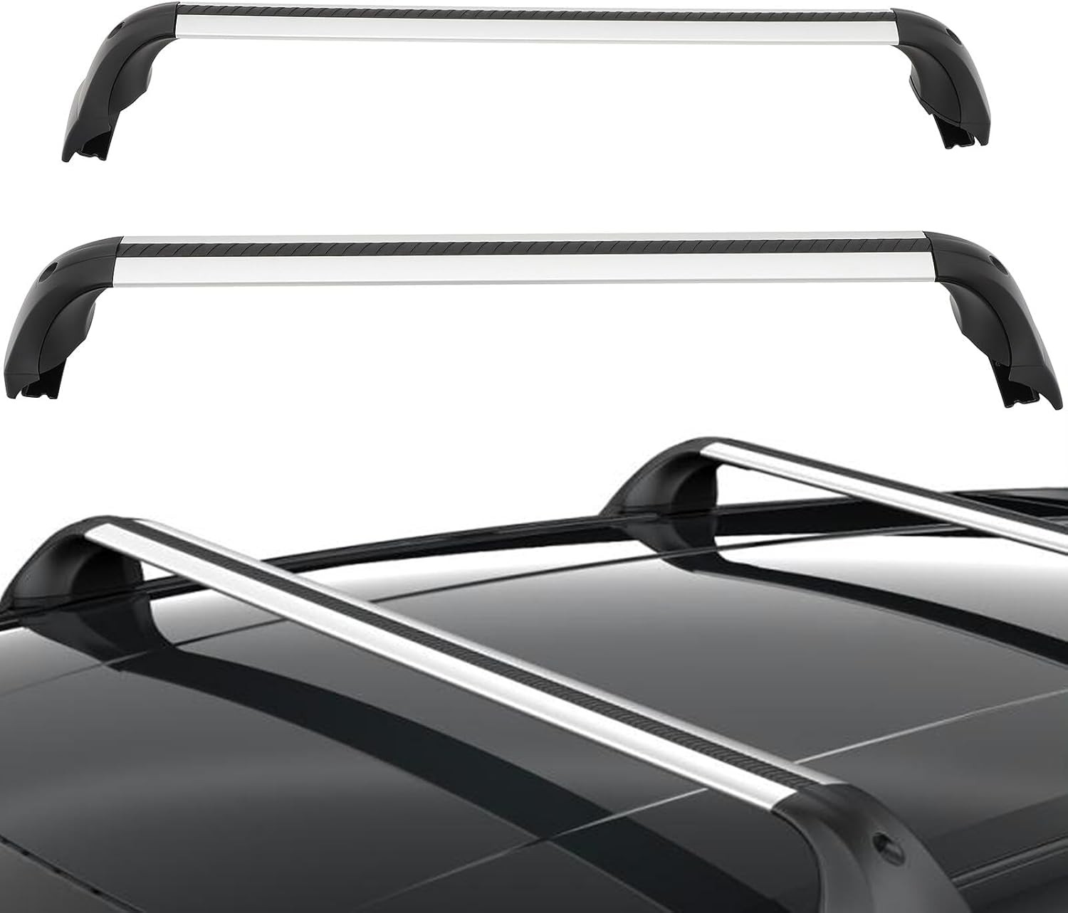 For 2019-2026 Toyota Corolla HATCHBACK Roof Rail Rack Cross Bars #PW301-02009