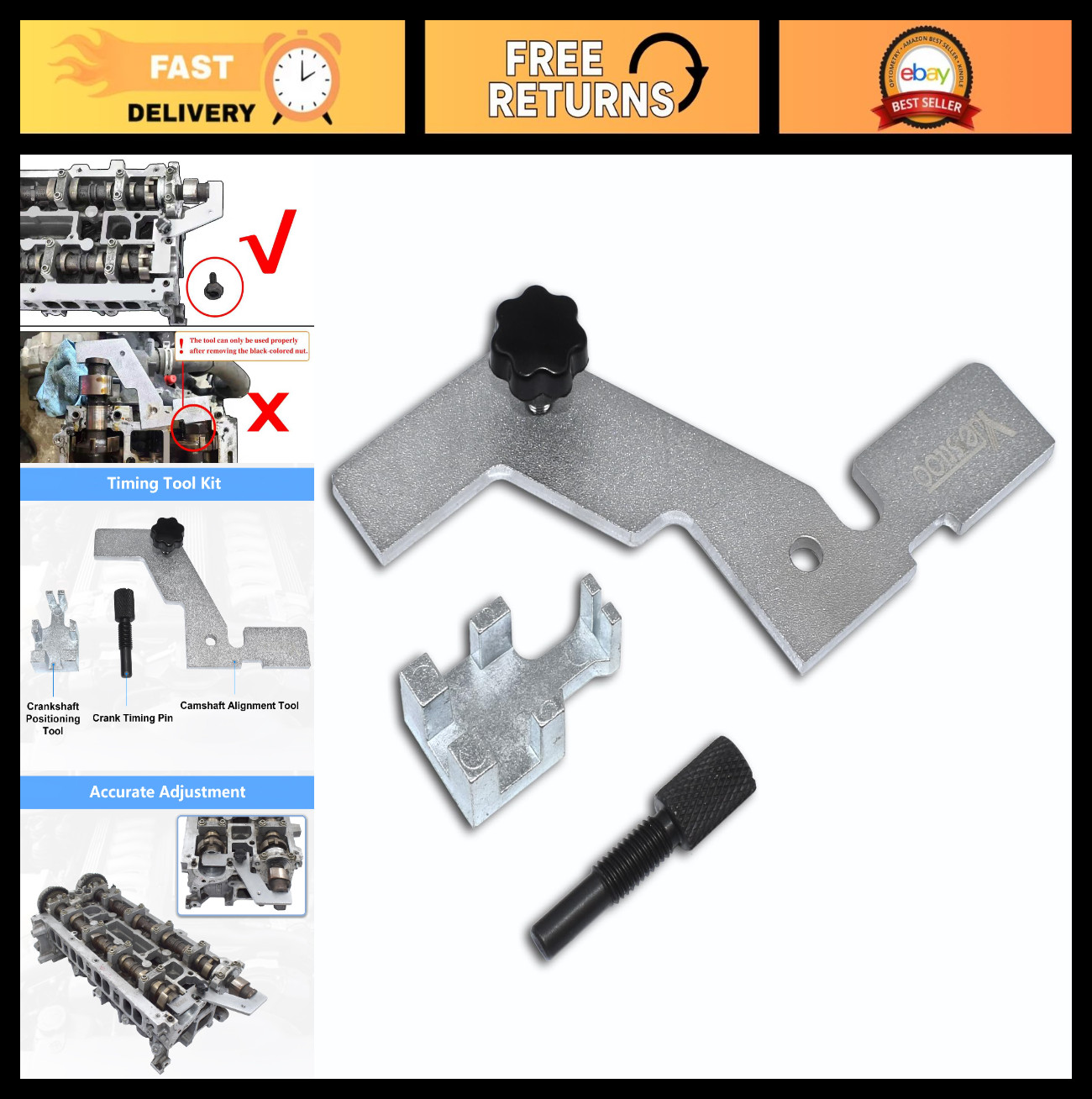 Timing Tool Kit for Ford 2.0L 2.3L EcoBoost Engine – 303-748, 303-1521, 303-1565