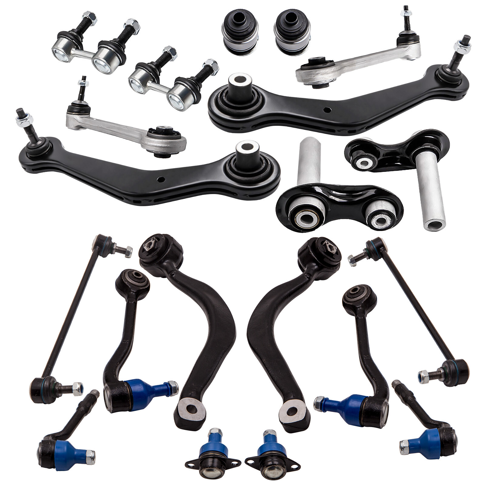 Front+Rear Track Control Arm Suspension Kit for BMW X5 E53 2000-2006 3.0i 4.4i
