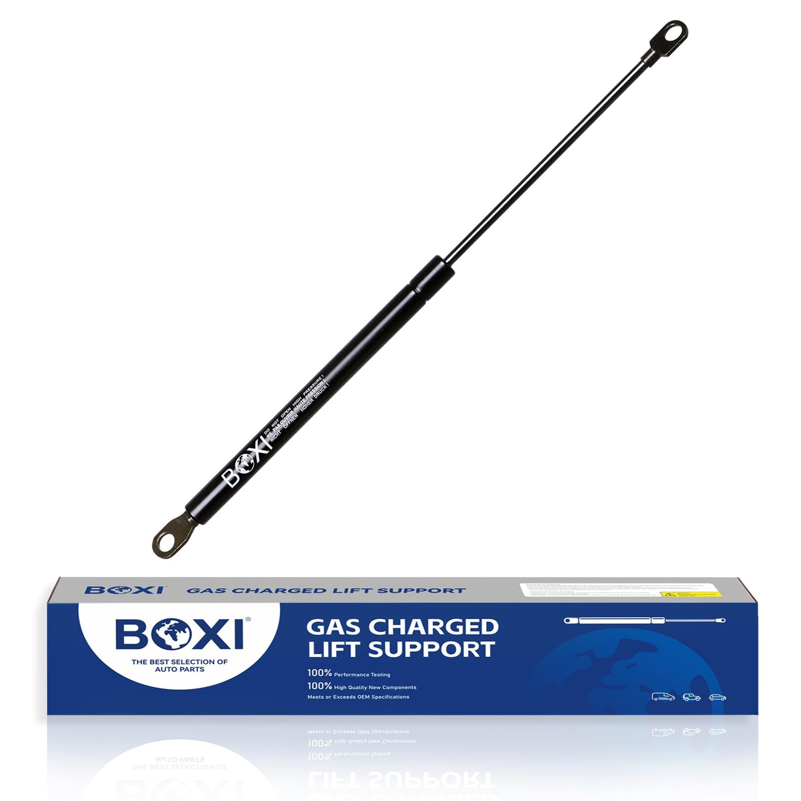 Lift Support Strut Shock 15.00 In Extended 9.40 In 30 Lbs 10.2mm Eyelet 1 PCS
