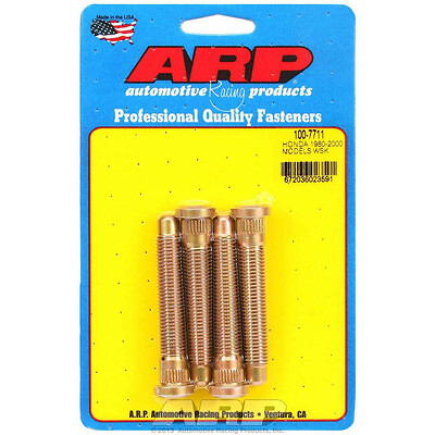 Wheel Stud 12 mmx1.50 Thread 2.850 in Long 0.485 in Set of 4