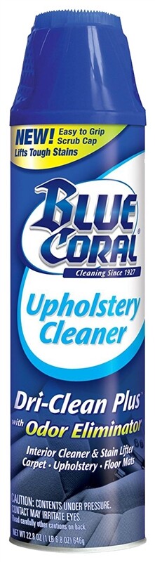 Blue Coral DC22 Upholstery Cleaner Dri-Clean Plus with Odor Eliminator, 22.8 oz.