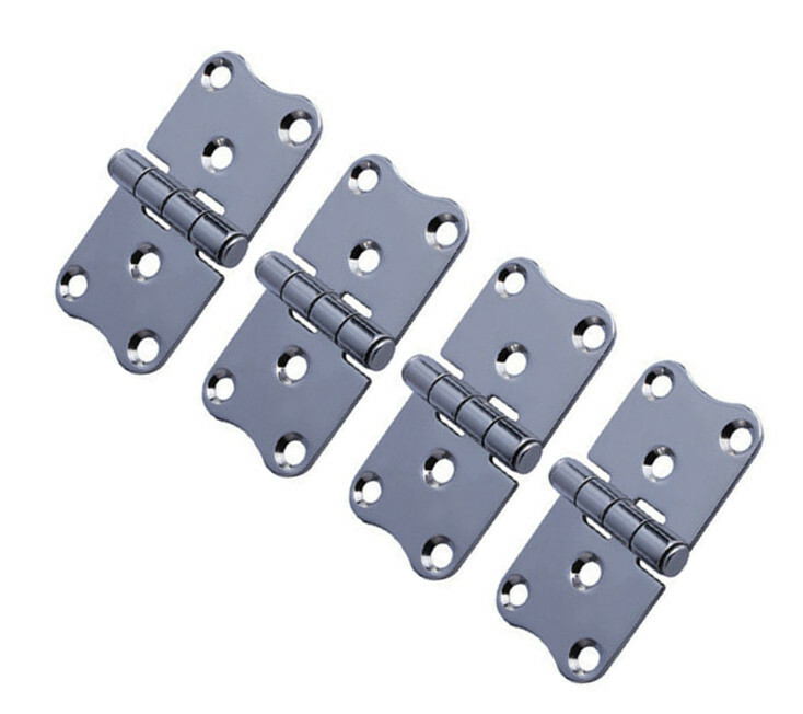 4Pcs Stainless Steel Strap Hinges 3″ X 1.5″ Door Hinge Marine Hardware