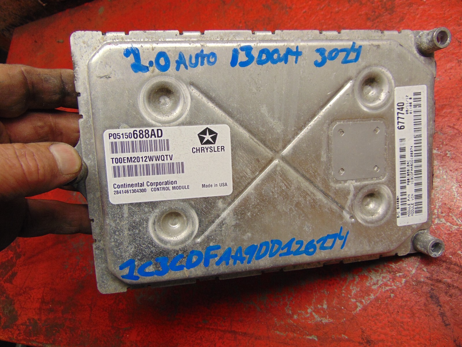 13 Dodge Dart 2.0 engine computer p05150688ad ecm ecu