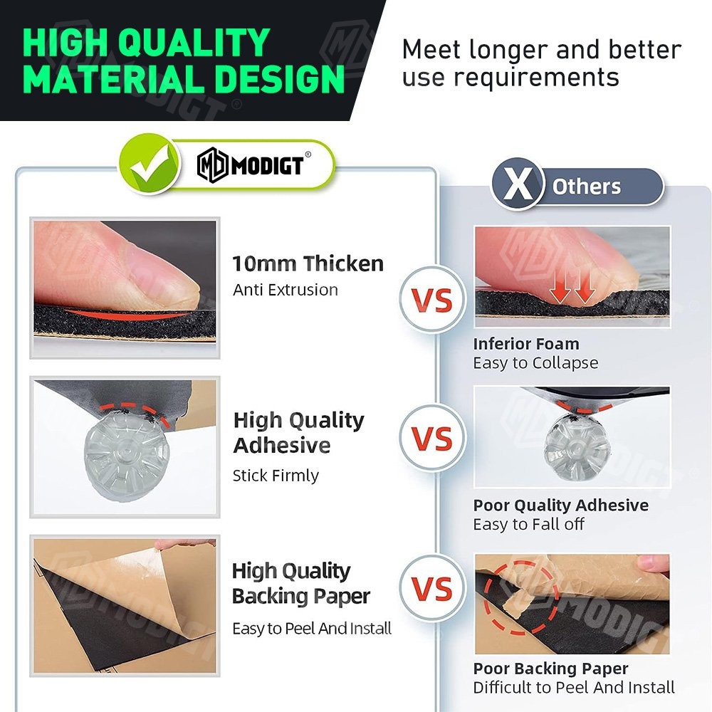 Sound Deadener Car Noise Insulation Automotive Heat Shield Self-adhesive Mat