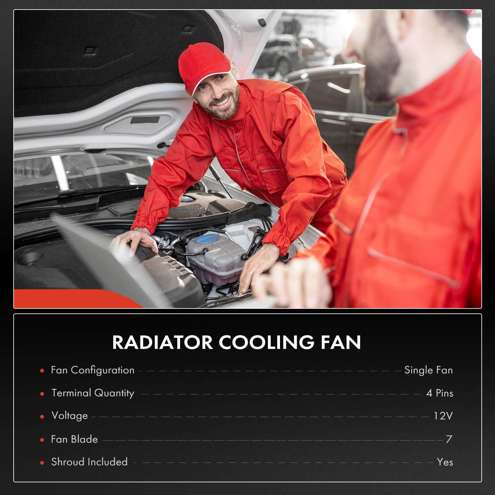 Radiator Cooling Fan Assembly w/ Control Unit for Audi Q7 Volkswagen Left Side