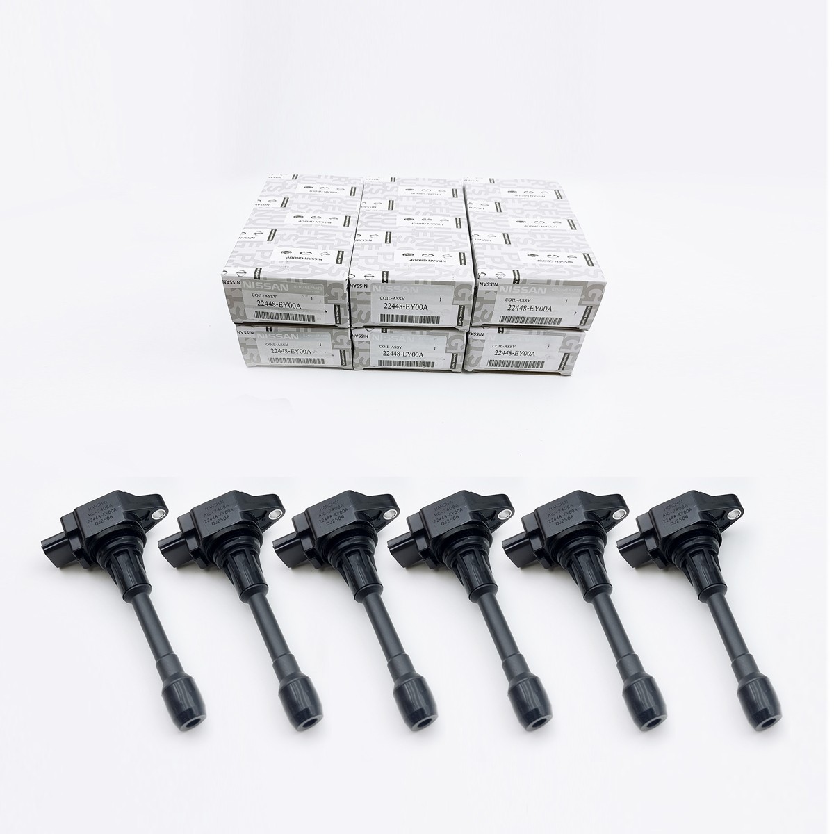 Pack of 6 Ignition Coils For Nissan 370Z Infiniti FX50 G37 M37 3.7L 22448-EY00A