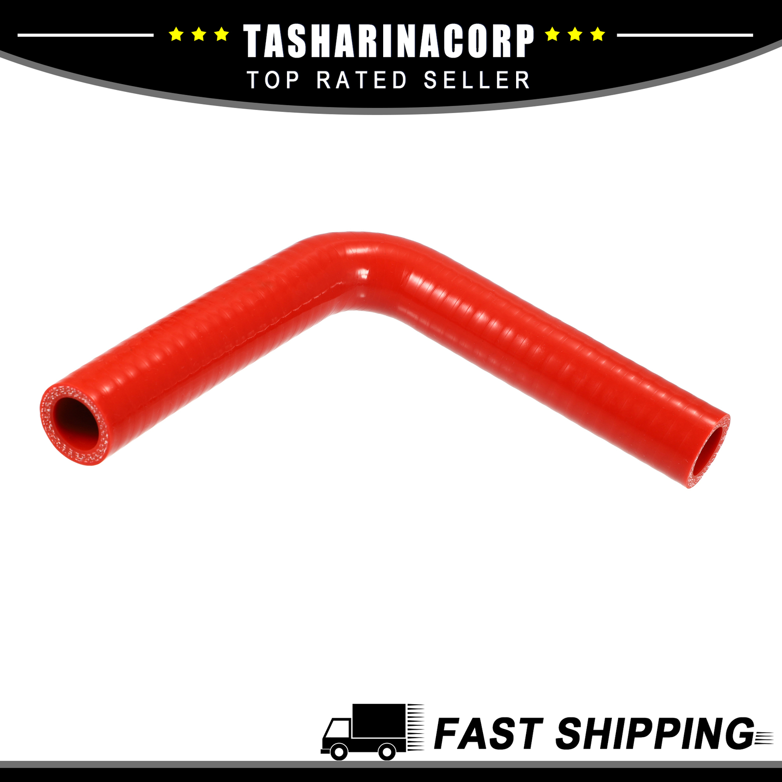 Universal Piece of 1 19mm 0.75″ ID 90 Degree Elbow Silicone Reducer Hose Pipe