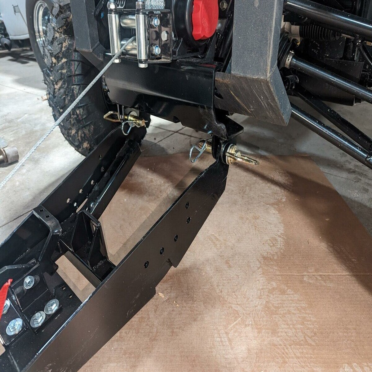 Kawasaki Mule Pro MX ~ 66″ Snow Plow Kit with a Straight Plow Blade
