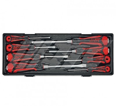 JTC 8PCS GO-THROUGH HEAVY-DUTY SCREWDRIVER SET, JTC TOOLS # K7085