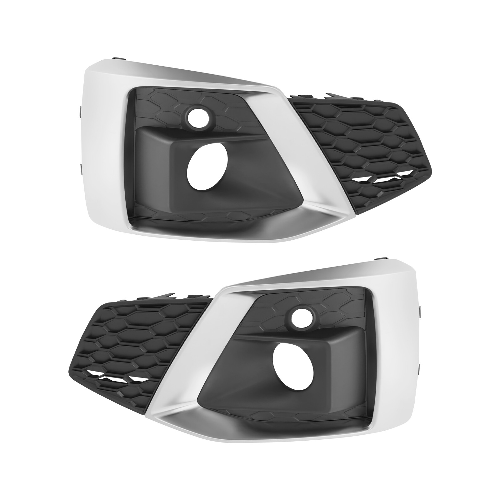 2020-2022 Audi A5 S5 Front Fog Light Covers Chrome 2 Pcs