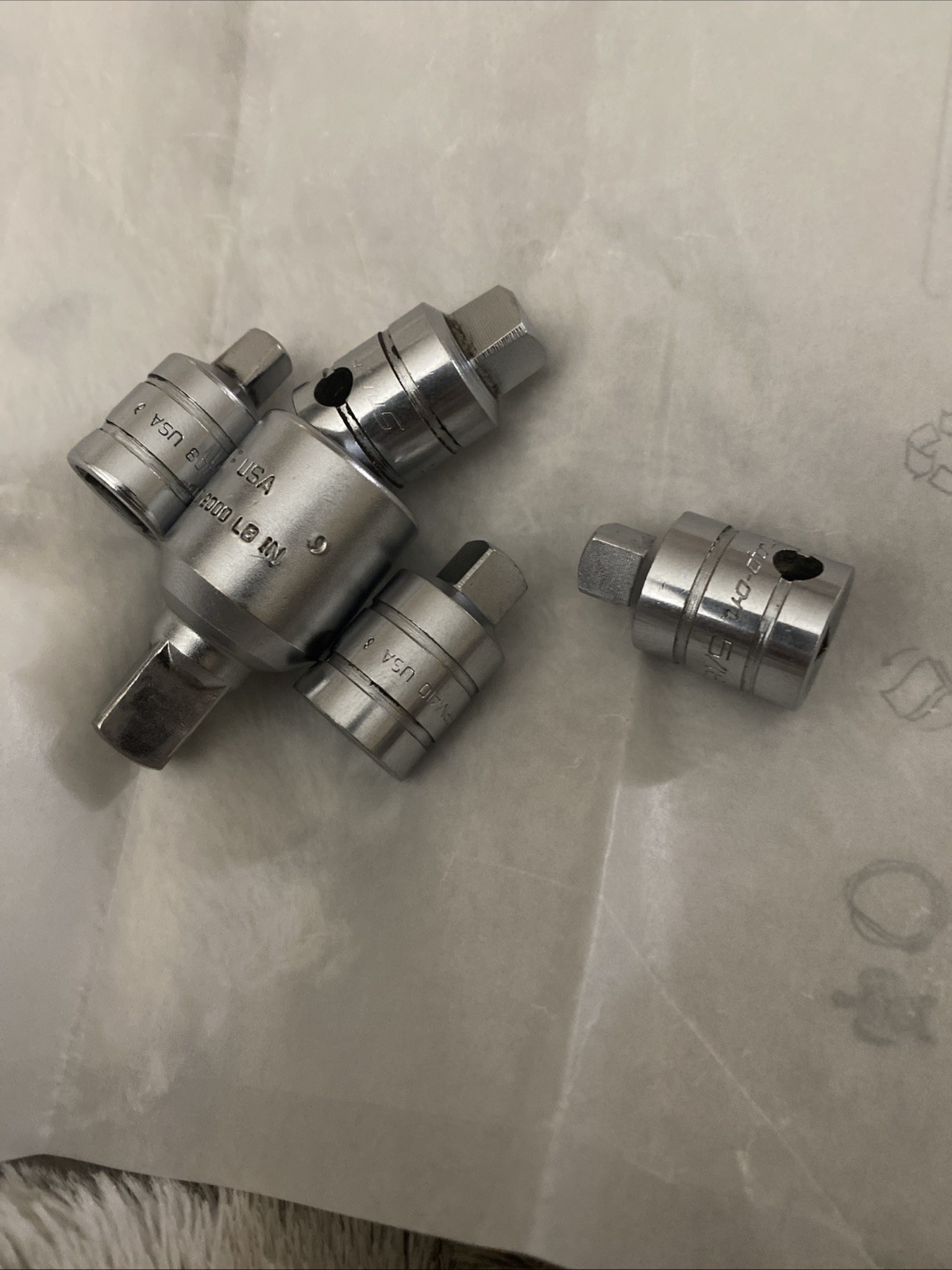 Snap-On 5 Piece Drive Adaptor 1/4,3/8″ 1/2″ 3/4″ AIMF, PPM411 , PPM410 & PPM408