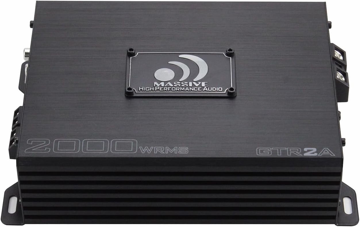 MASSIVE AUDIO GTR2A CLASS-D FULL-RANGE MONOBLOCK CAR AMPLIFIER 2030W RMS @ 1Ω