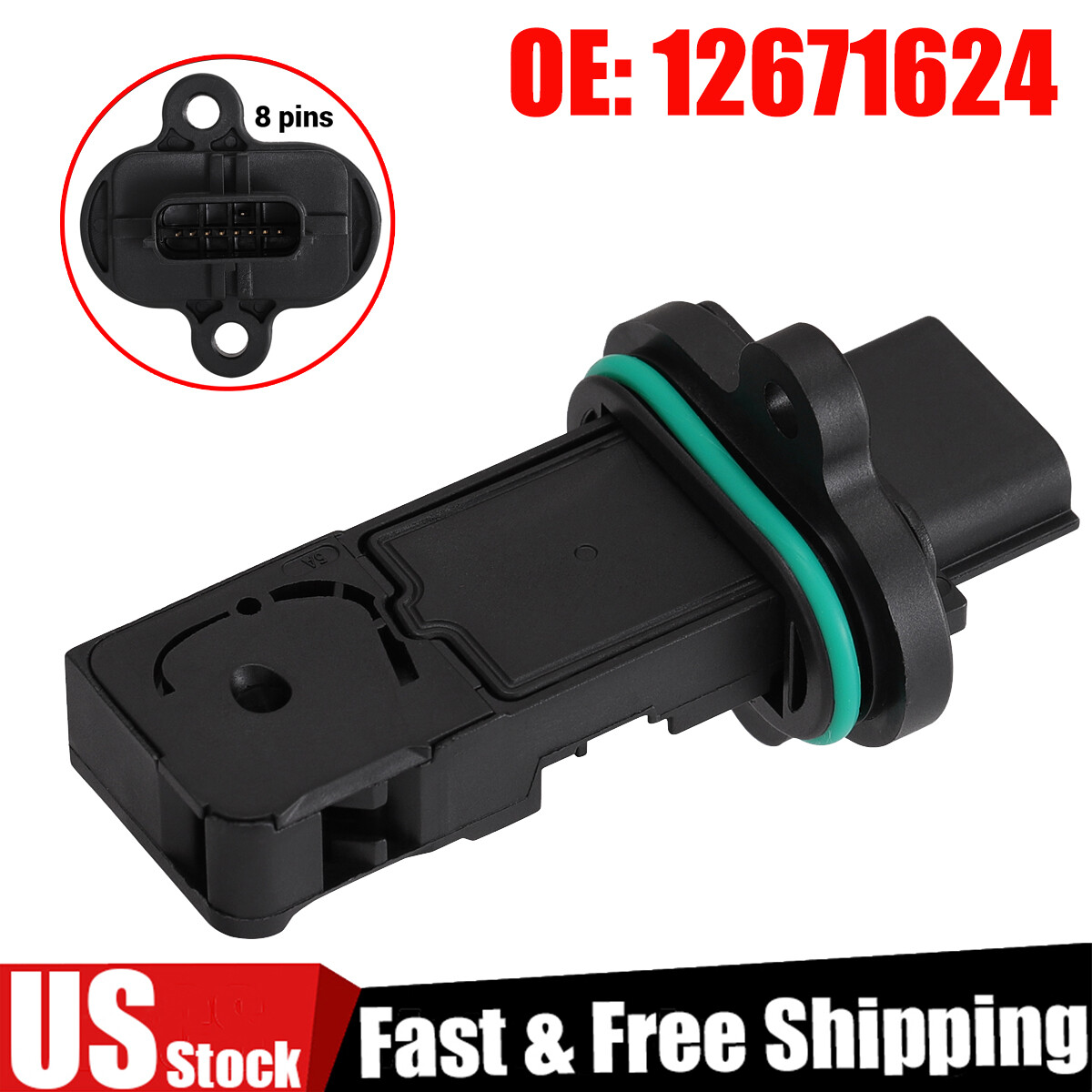 12671624 Mass Air Flow Sensor for 2011-2019 Chevy Cruze LT LTZ Premier 1.4L 1.8L