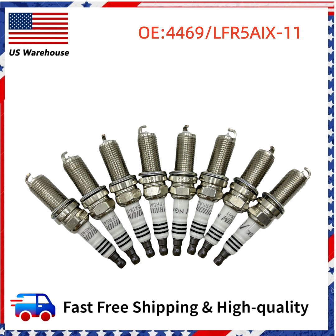 8PCS NGK 4469 Iridium IX Spark Plugs For 2011-2017 Ram 1500 5.7L V8 LFR5AIX-11