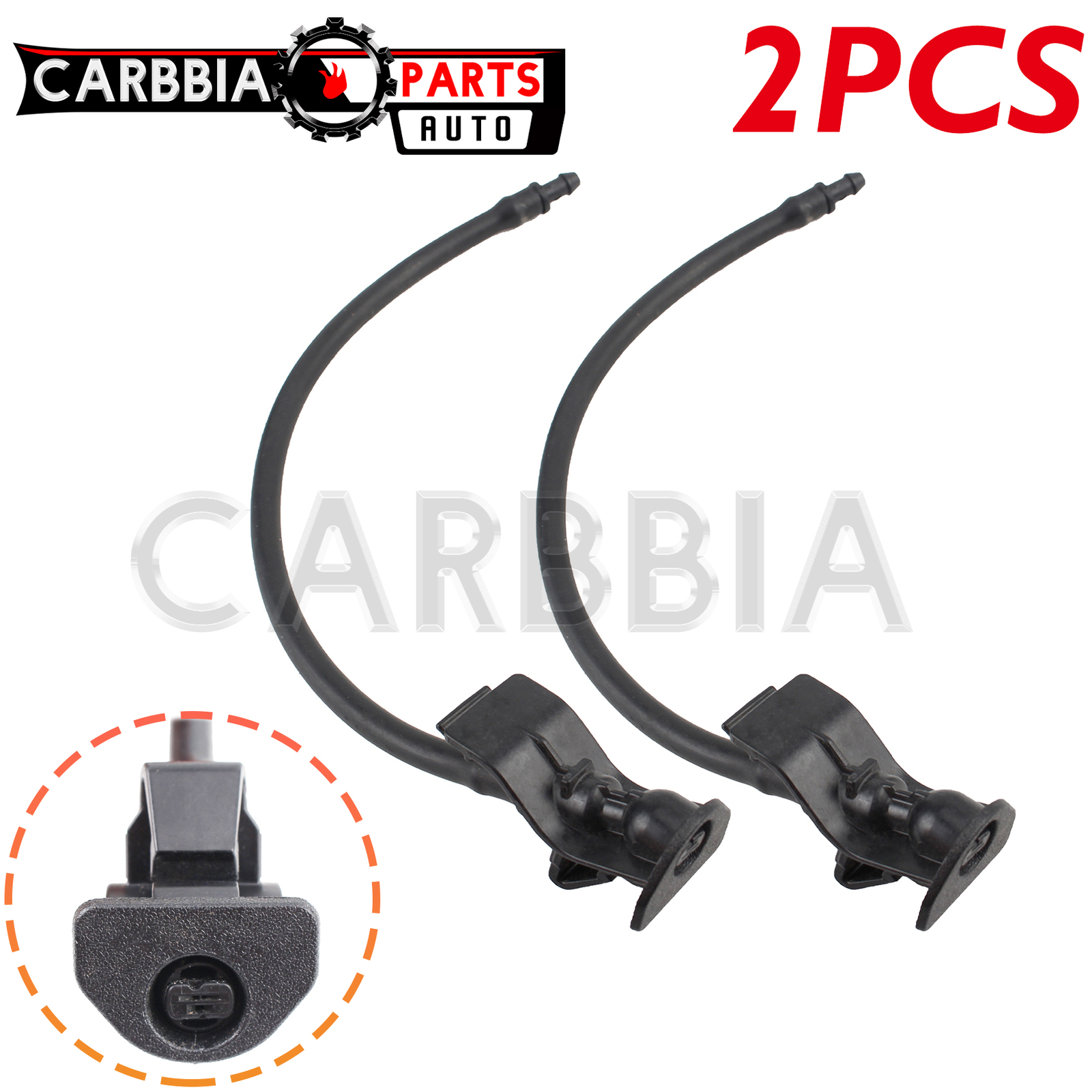 For 2011-2015 Ford Explorer Front Windshield Wiper Washer Jet Spray Nozzle NEW