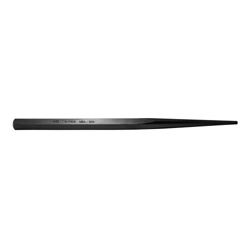 Mayhew 22005 Line-Up Punch, 1/4-Inch Tip, Alloy Steel, Black Oxide Finish