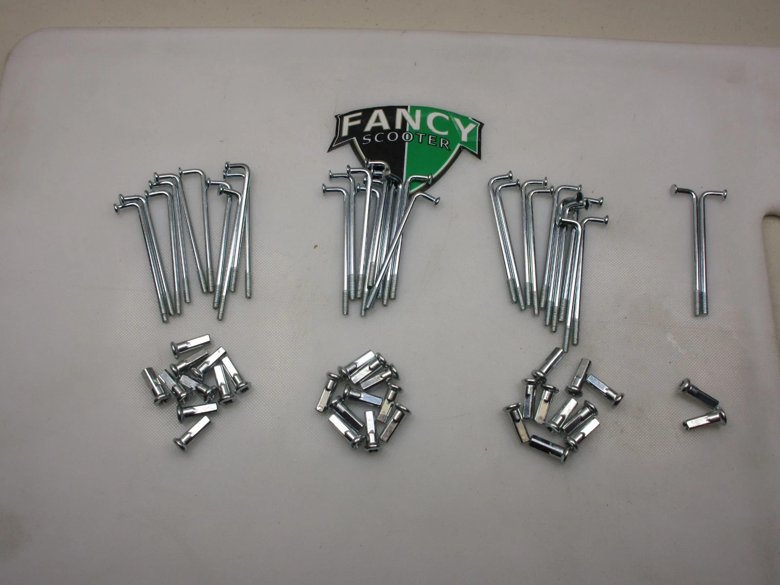 32 OF Rim Spoke (L=65mm/2.56″; Diameter=3mm, 0.12″) Dirt bike (Big angled=13mm)